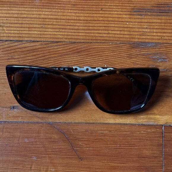Coach HC8257U Dark Tortoise Sunglasses FRAME ONLY Cat Eye 55-18 140 3N - Picture 1 of 6